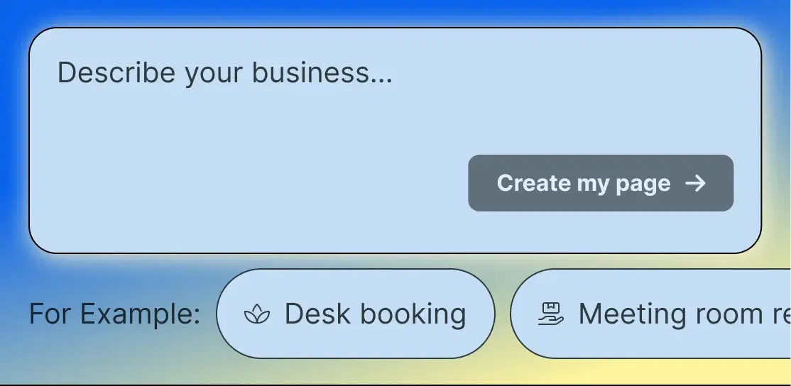 1: Describe your business 1: Describe your business