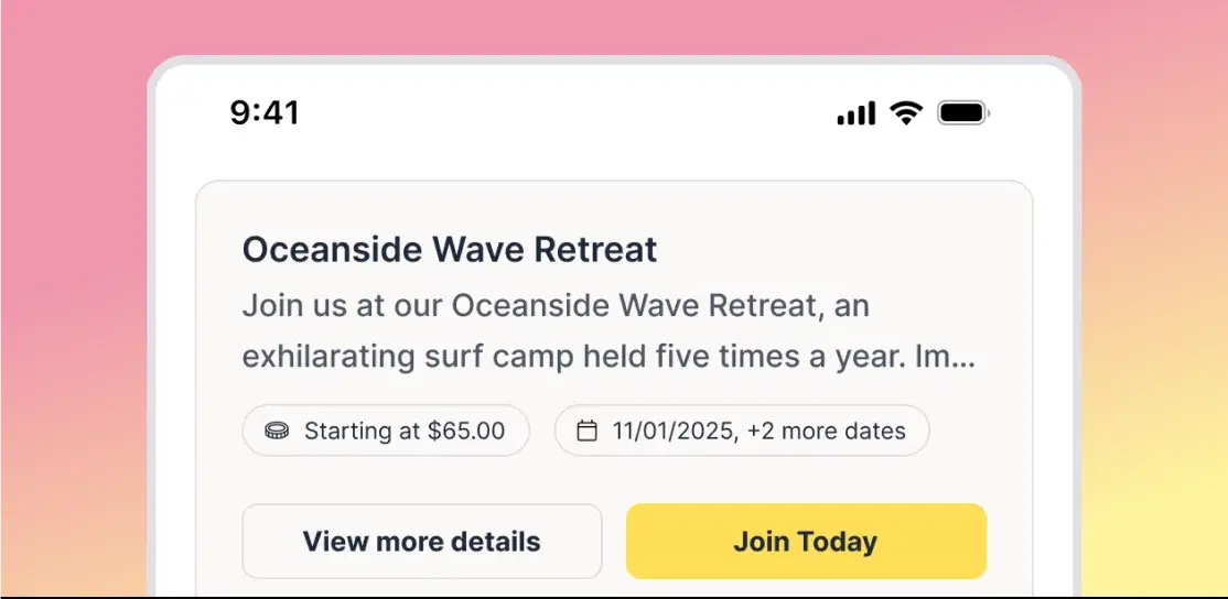 3: You go live in minutes 3: You go live in minutes