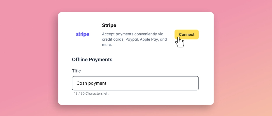 Stripe + Offline Payments Stripe + Offline Payments
